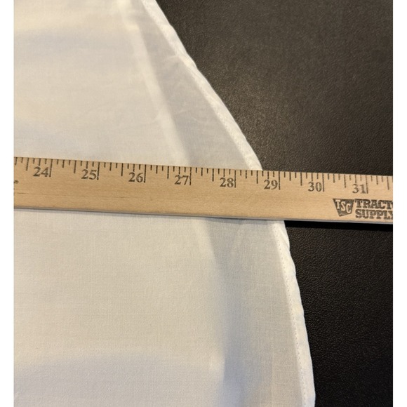 Faded Glory Womens XL 16/18 White Smocked Peasant Top Blouse Preppy Boho NEW - Picture 10 of 11